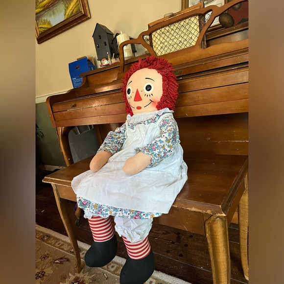 Rare Vintage 1960’s Knickerbocker Raggedy Ann 3 Feet Tall!‼️FINAL SALE - Picture 3 of 7